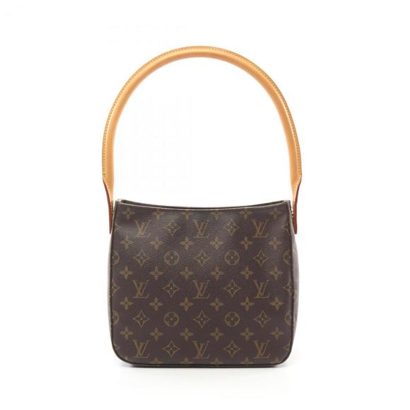 LOUIS VUITTON Brown Monogram Leather Shoulder Bag - Picture 1 of 11